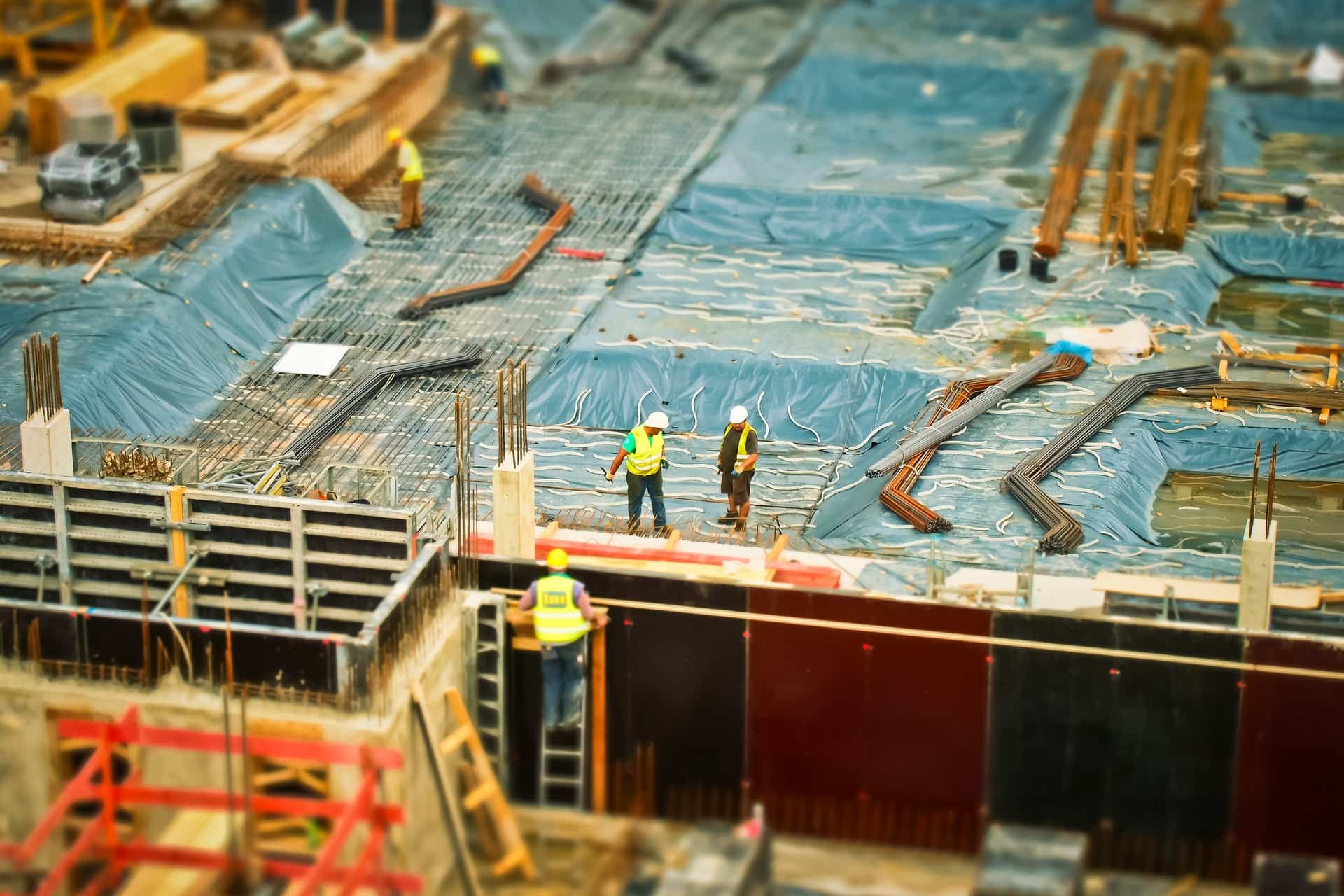 Commercial foundation work on a jobsite, the kind of quality presentation a GC name and brand should match